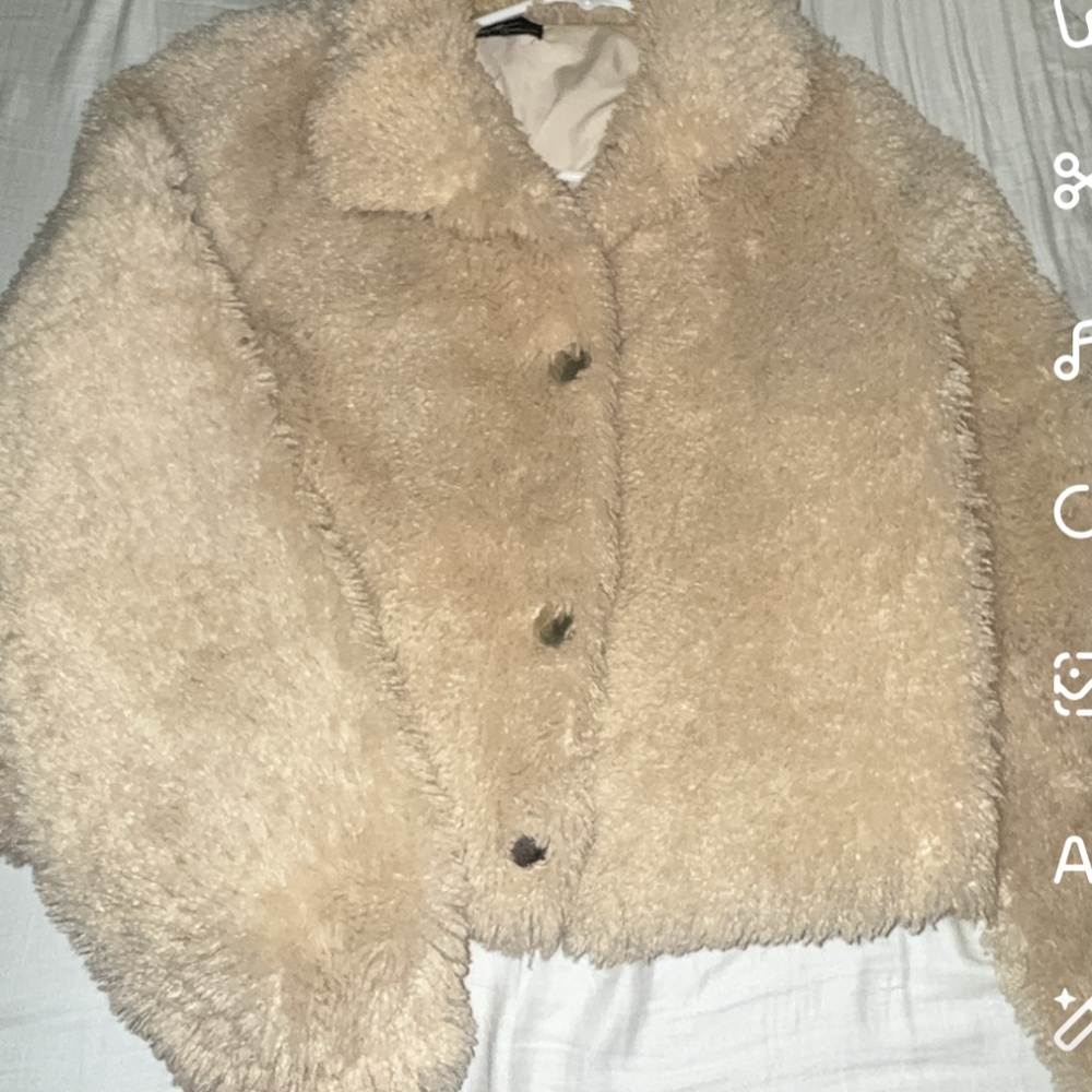 Cute fluffy coat from The Mix!